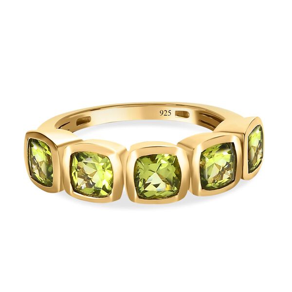 Nat&uuml;rlicher Peridot-Ring - 2,84 ct.