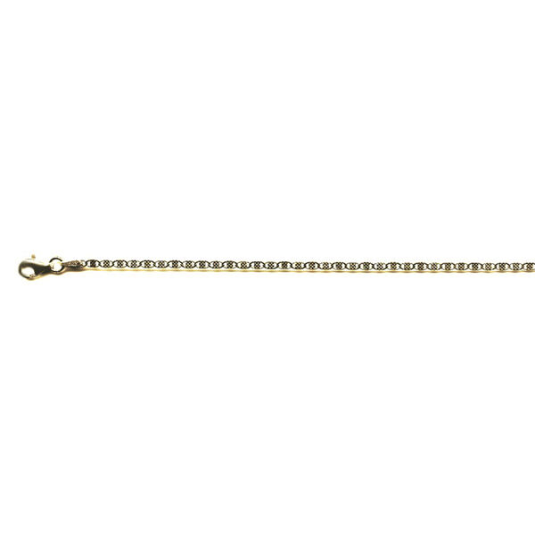925 Silber vergoldet Kette ca. 45 cm+ 5 cm Extender, ca. 2,75g image number 0