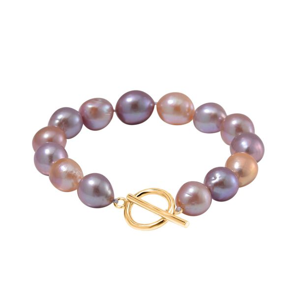 Mehrfarbiges Edison Perlen Armband, 19 cm image number 4