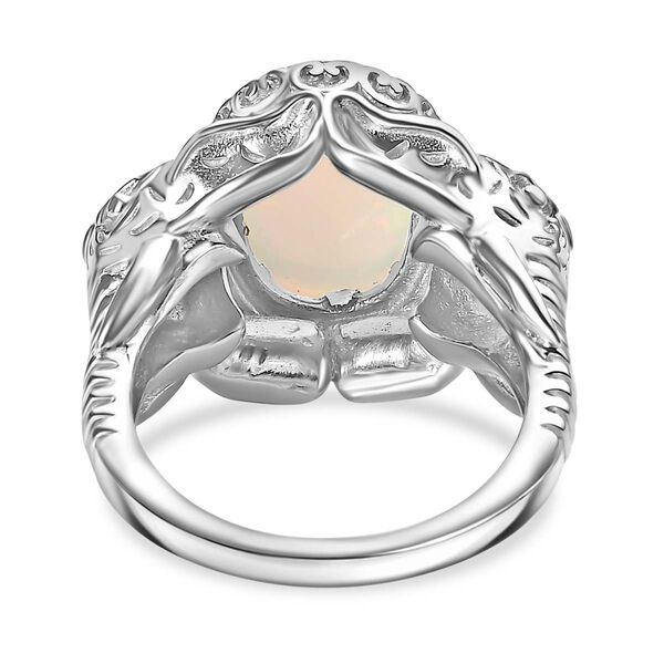 AA Nat&uuml;rlicher, &auml;thiopischer Welo Opal Ring - 4,18 ct. image number 5