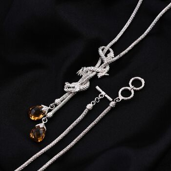 Royal Bali Kollektion- Citrin Halskette - 12,24 ct.