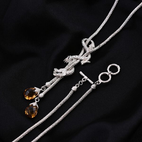 Royal Bali Kollektion- Citrin Halskette - 12,24 ct. image number 1