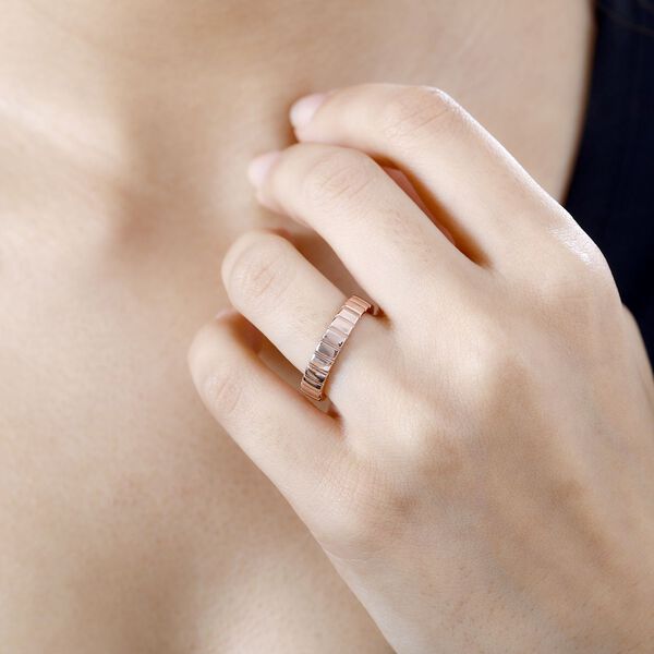 925 Silber 750 Roségold VermeiRing (Größe 18.00) ca. 4,95g image number 3