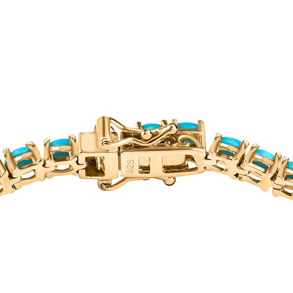 Amerikanisches nat&uuml;rliches Sleeping Beauty T&uuml;rkis-Armband, 20 cm - 9,29 ct. image number 3