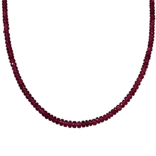AAAA Rubellit Halskette ca. 45 cm 585 Gold ca. 57,00 ct. image number 0