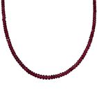 AAAA Rubellit Halskette ca. 45 cm 585 Gold ca. 57,00 ct.