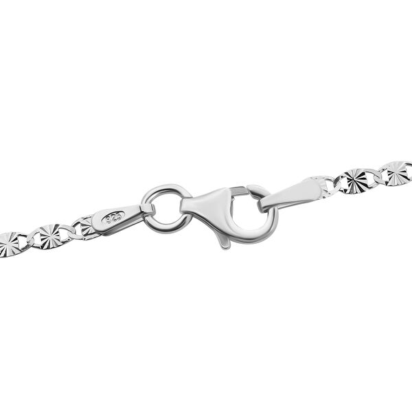 Italienische Valentinokette, 925 Silber, ca. 50 cm, ca. 2,42g image number 3