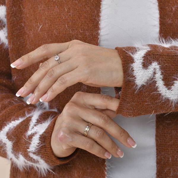 Kuschelig weicher und langer Cardigan mit Taschen, One Size, Blumenmuster, braun image number 8