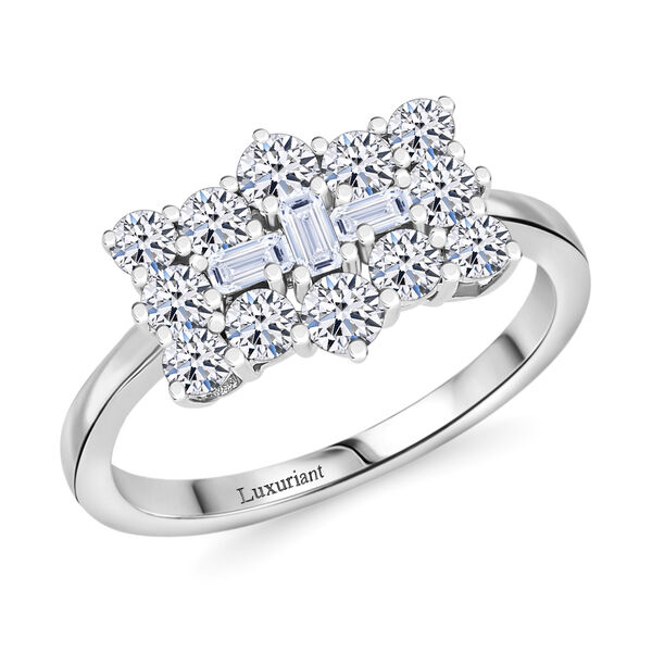 LUXURIANT DIAMOND - Lab Grown Diamant VS-EF SGL zertifiziert Ring 375 Gold (Gr&ouml;&szlig;e 18.00) ca. 1.00 ct image number 3