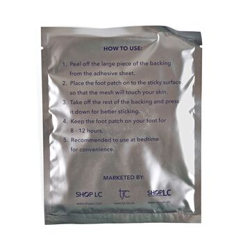 LIVMORE 20er-Set Detox-Fu&szlig;pflastern, 10 Stk. Sandelholz, 10 Stk. rosa Salz, 10-Tage-Kur