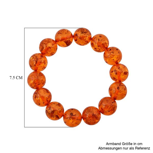 Synthetischer Bernstein Armband 19 cm image number 4