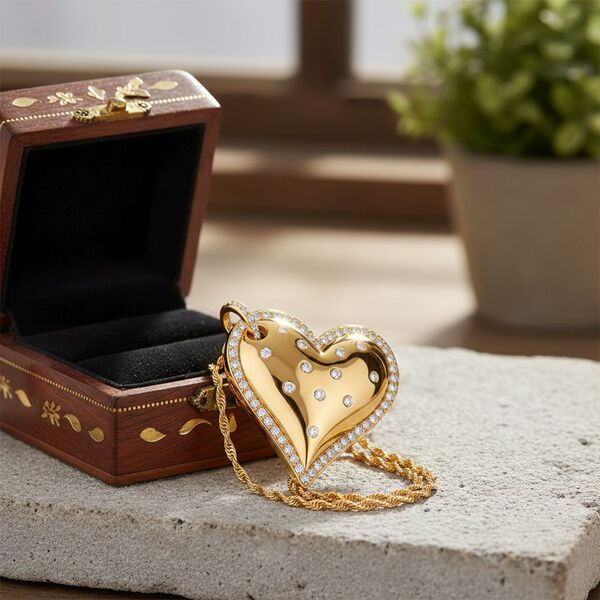 Wei&szlig;er Zirkonia Halskette ca. 52 cm Nickelfreies Messing 0.20 ct image number 1