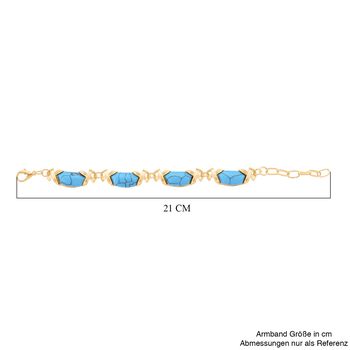 Blaues Howlit 15,25+2,5cm Armband - 65 ct. image number 6