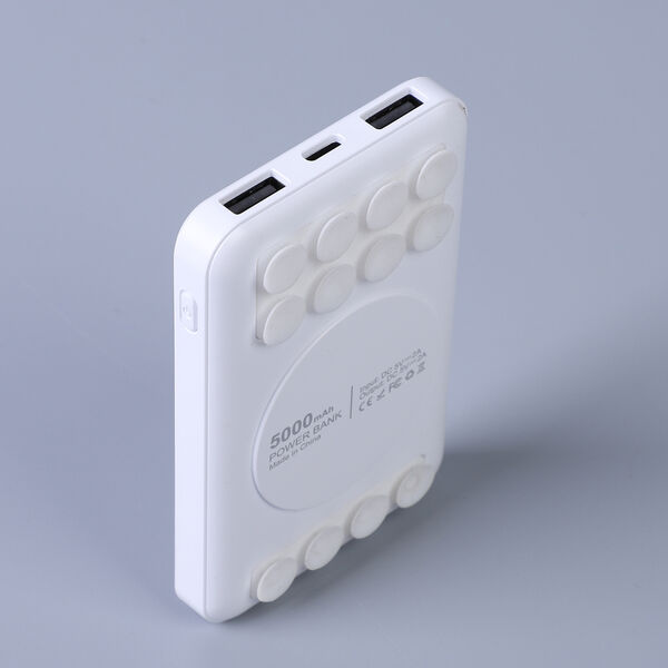 Kabellose Powerbank, Wei&szlig; image number 1