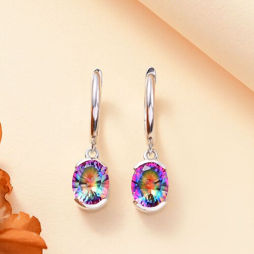 Nebel Quarz Ohrringe - 4,16 ct. image number 1