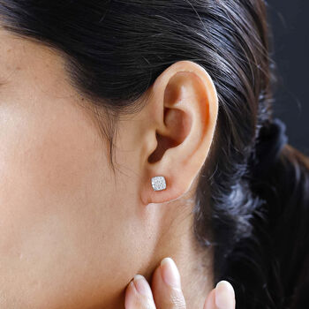 Moissanit Ohrringe - 0,38 ct.