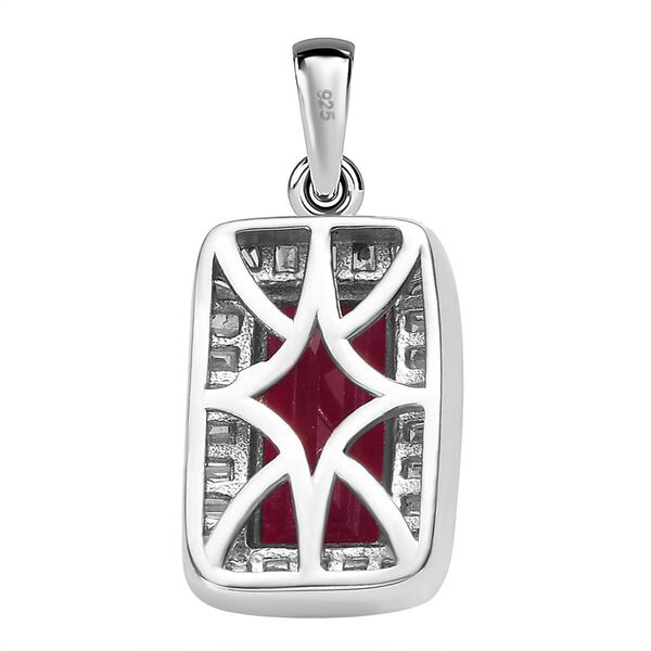 Afrikanischer Rubin und Diamant-Anhänger - 4,50 ct. image number 7