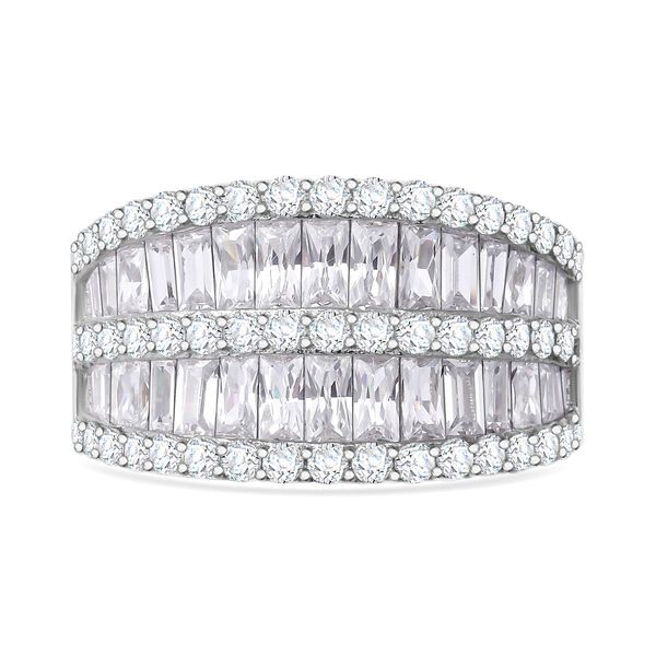 Wei&szlig;er Zirkonia-Ring