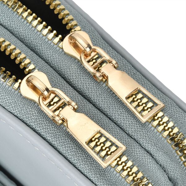 Moderne Umhängetasche mit RFID-Schutz, blau image number 4