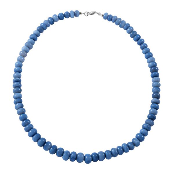 AA blaue Opal-Halskette, 45 cm - 200 ct. image number 0