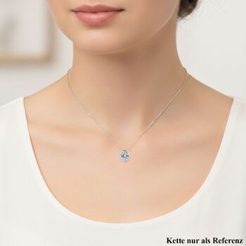 LUXURIANT DIAMOND - Lab Grown Diamant VS-EF IGI zertifiziert Anh&auml;nger 950 Platin ca. 1.00 ct