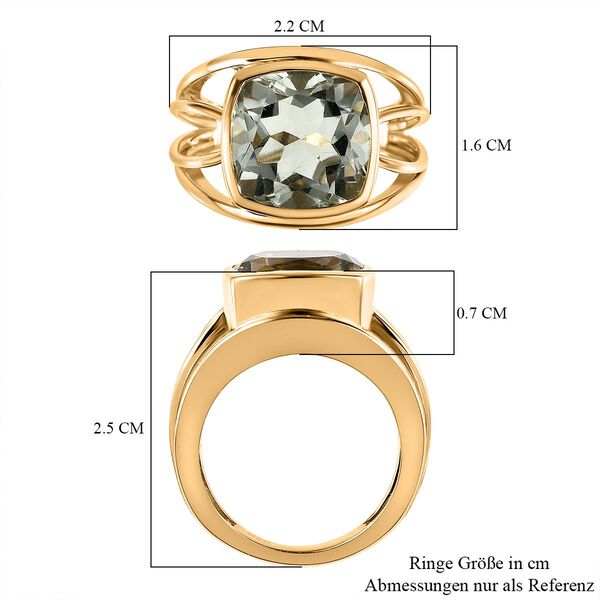 Prasiolith Ring - 5,09 ct. image number 7