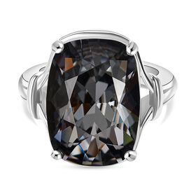 J Francis gefertigt mit SWAROVSKI- Silberner Nacht-Swarovski-Kristall-Ring