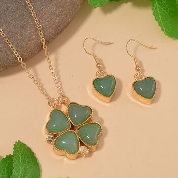 Rotes Achat und rotes Kristall 2-Wege-Schmuckset