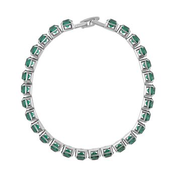 Neongr&uuml;ner Kristall Schmuckset Reines Messing