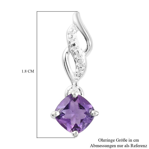 Afrikanische Amethyst-Ohrh&auml;nger - 1 ct. image number 6