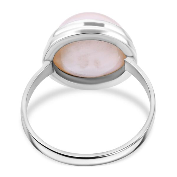 Royal Bali Kollektion- Wei&szlig;er Mabe Perle Ring image number 4