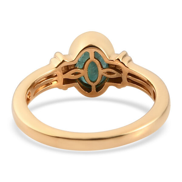 Grandidierit Ring 925 Silber vergoldet  ca. 0,77 ct image number 6