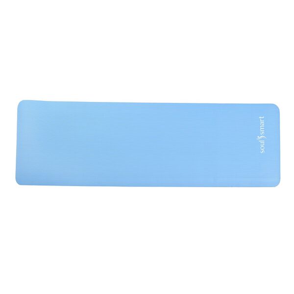 SOUL SMART - NBR Yoga-Matte mit Riemen, feuchtigkeitsbest&auml;ndig, 188x61cm, hellblau image number 7