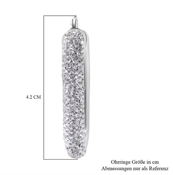 Wei&szlig;e Kristall-Ohrringe - 1,57 ct. image number 3
