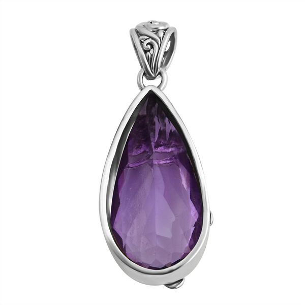 Royal Bali - Rose De France Amethyst Anh&auml;nger, 925 Silber, ca. 30.50 ct image number 4