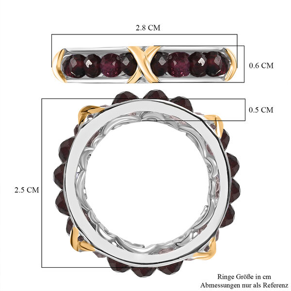 EverTrue AA roter Granat Ring - 7,50 ct. image number 6