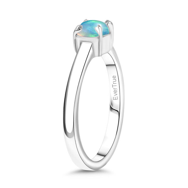 4er Set - AA Natürlicher, äthiopischer Welo Opal Ring (Größe 20.00), Anhänger mit Kette (ca. 50cm), und Ohrringe ca. 2.24 ct image number 4