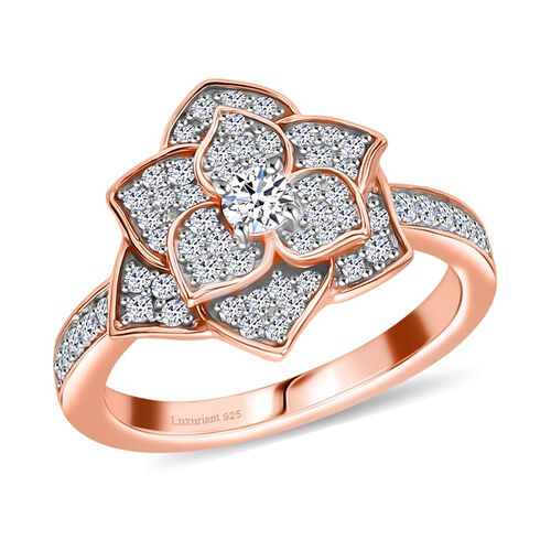 Lab Grown Diamant SI Ring 925 Silber (Größe 18.00) ca. 0,51 ct image number 3