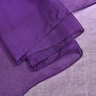 LA MAREY handgemalter Damen Schal aus Seidenchiffon, Violett image number 2