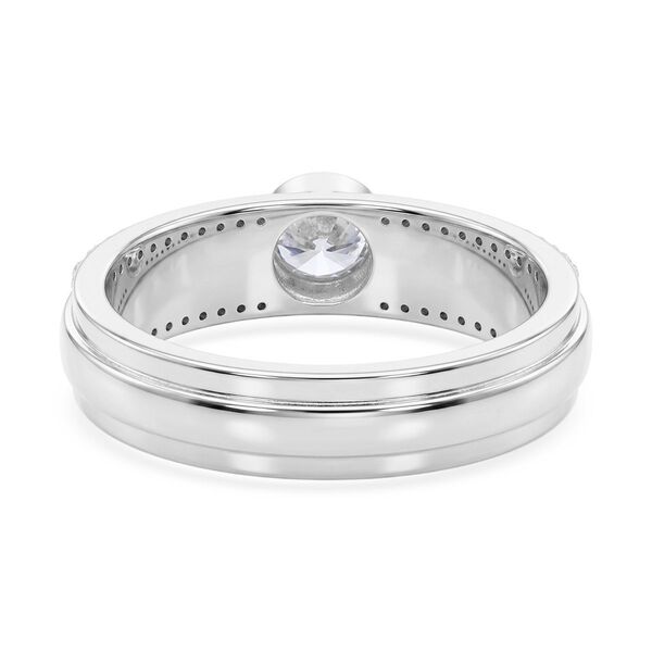 LUXURIANT DIAMOND - Lab Grown Diamant SI-GH Ring 925 Silber Rhodiniert (Gr&ouml;&szlig;e 17.00) ca. 0,51 ct image number 6