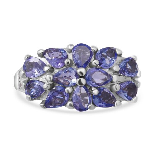 Tansanit und Zirkon Ring - 1,71 ct. image number 0