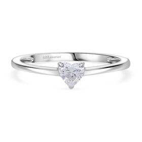 LUXURIANT VS-EF Labor Herz Diamant Ring - 0,52 ct.