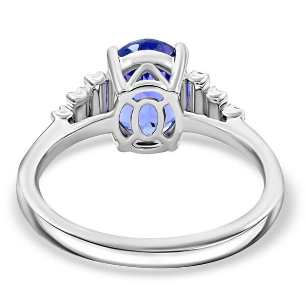 RHAPSODY AAAA Tansanit und VS Diamant Ring in 950 Platin - 2,50 ct. image number 4
