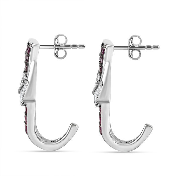 Montepuez-Rubin Ohrringe 925 Silber rhodiniert ca. 1.82 ct image number 3