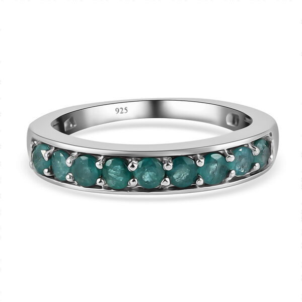 AAA Grandidierit-Ring, 925 Silber platiniert  ca. 0,79 ct