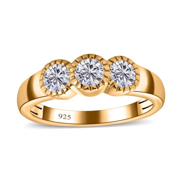 Moissanit Ring - 0,73 ct. image number 3