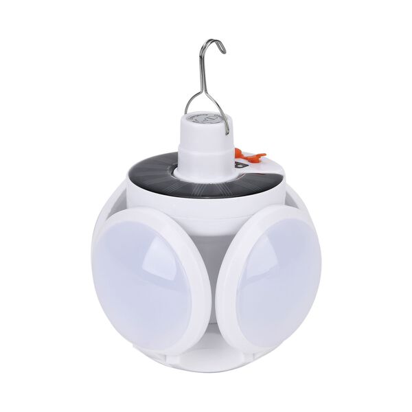 Kompakte faltbare Solarlampe mit Haken und Fernbedienung. image number 9