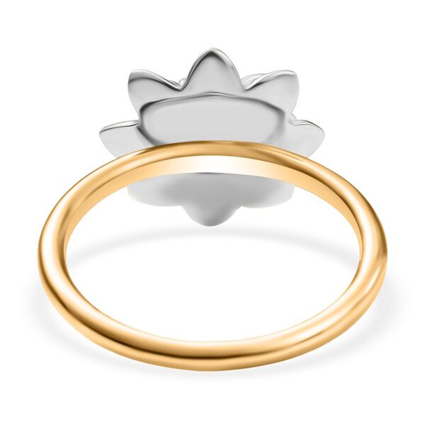 D&rsquo;Joy Moissanit zweifarbiger Ring - 0,43 ct. image number 6