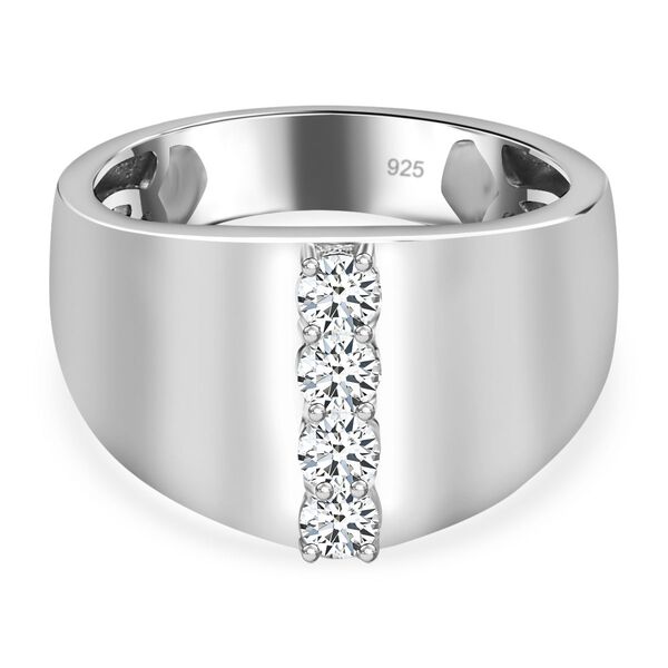 Moissanit Ring - 0,43 ct.