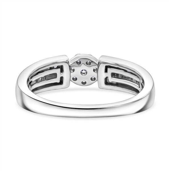 LUXURIANT SI-GH Labor Diamant SI-GH Ring, 925 Silber rhodiniert - 0,25 ct. image number 5